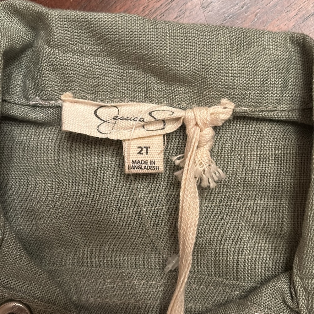 NWT Jessica Simpson Toddler’s Olive Green One Piece Size 2T - Picture 4 of 4